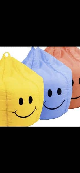 Smiley bean bag 6