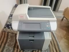 a one printer scening copied