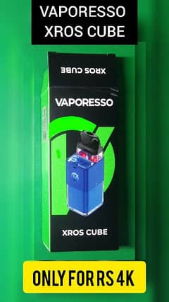VAPORESSO XROS CUBE pod/ vape/ used/ best price/ refillable/ coil