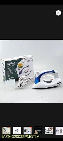 travel friendly dry iron 1