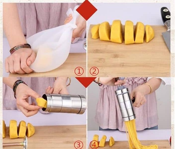 5 in 1 stainless pasta maker 1