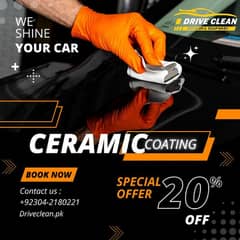 Car Premium Ceramic Coating | Glass Coating l 20% off l 2 branches KHI
