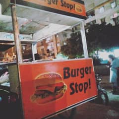burger stall sell