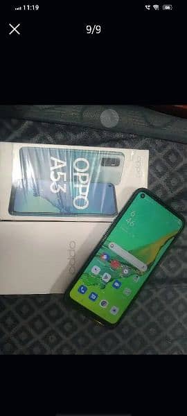 oppo A53 with box 4/64. . #03071370075 7