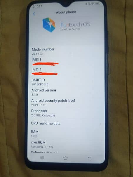 Vivo y93 mobile for sale 2