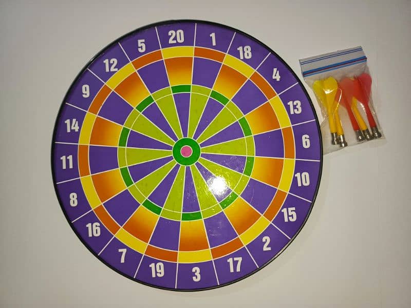 magnetic dart board game 10/8.75 excellent condition 1 week used 1