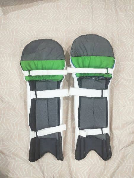 cricket batting pads for hard ball gray nicools 1