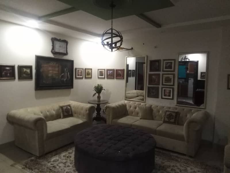 Independent and full furnished apartment for rent in DHA Lahore 7