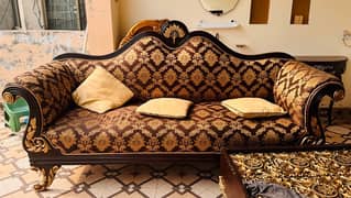 Pure sheesham wood sofa set 0