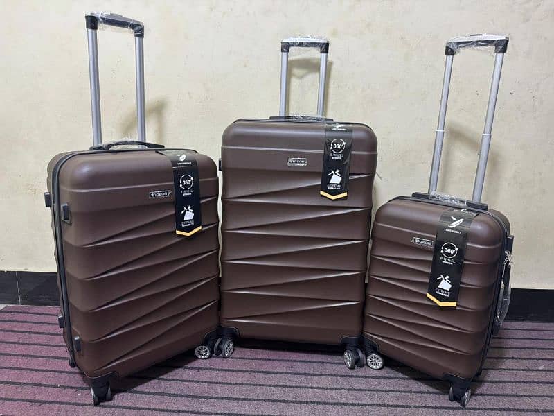 while sale rate fiber suitcase/traveling bag/luggage bag 5