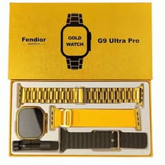 G9 Ultra Pro  Premium Gold Watch with Quality 3 Strap sealed packed 0