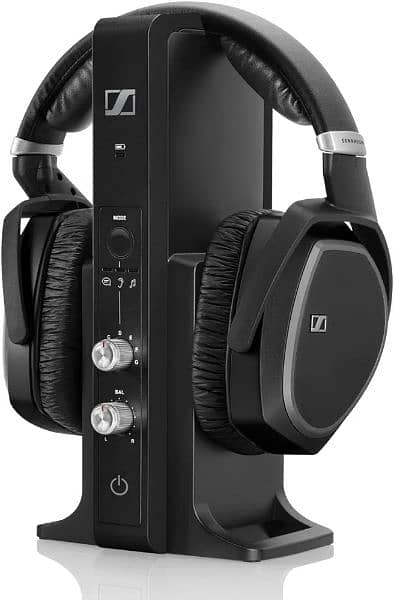 Sennheiser RS 195 Over-the-Ear RF Wireless Headphones for TV Listening 0