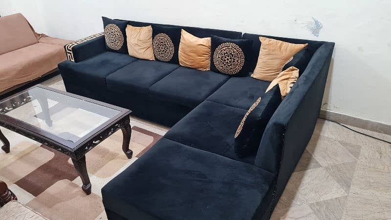 L-Shaped Sofa Set 4
