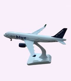 Airplane  Model Airblue 20 cm Metal Body Aircraft Model Airline Model