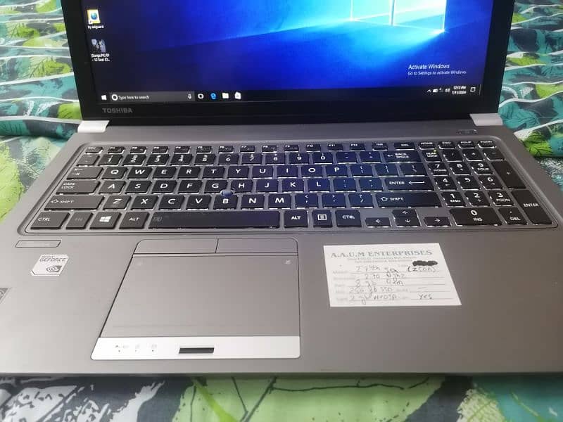 Toshiba tecra z50-A core i7 4th gem, 8 gb ram, 240 gb ssd,  1gb nvidia 9