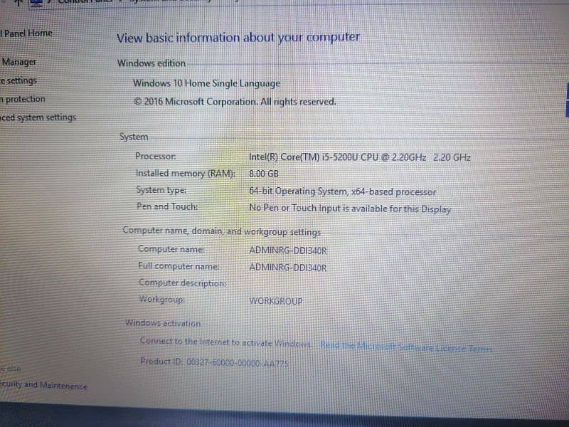 Asus 17 inch core i5 5th gen, 8 gb ram, 320 gb hdd Laptop for sale 4