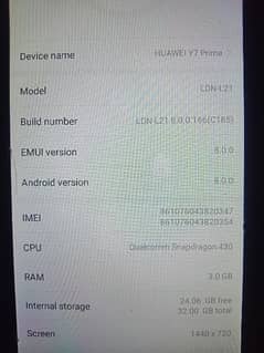 Huawei Y7Prime