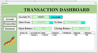 Debit and Credit Plus Balance Plus Report Auto Generate Software