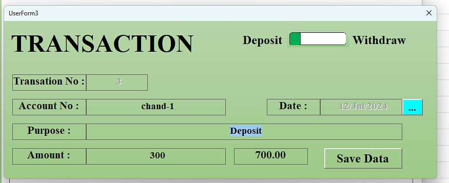 Debit and Credit Plus Balance Plus Report Auto Generate Software 2