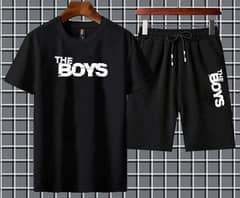 The boys printed tshirt+trouser tracksuit