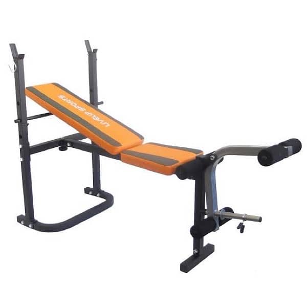 Liveup Sports Bench Press with weights 5