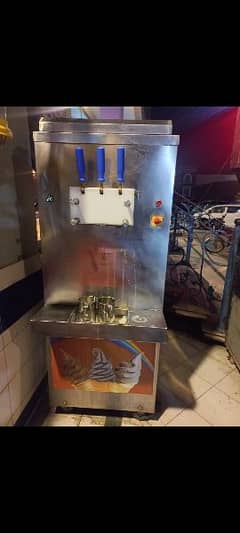 cone ice cream pump machine