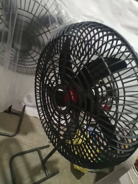 DC 12 VOLT BATTERY FAN 16 INCH Long backup any battery 8