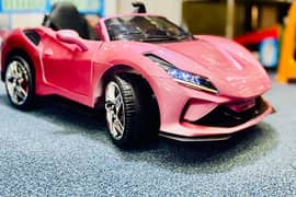 Ferrari Electric Ride On Car for Kids - Battery Operated Cool Design