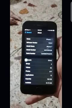 iPhone 7 Pta approved 128GB urgent sale 0
