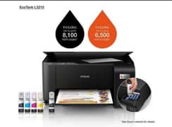 Epson EcoTank L3210 A4 All-in-One Ink Tank Printer