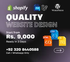 Web Design, Website Development, SEO, Ecommerce Store