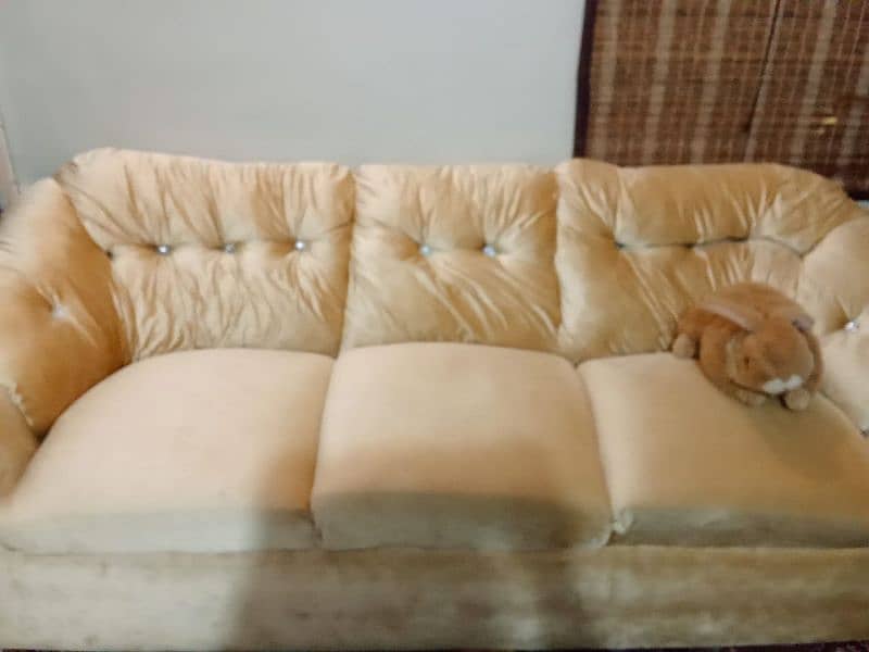 sofa set ,new condition 5 seater set 6