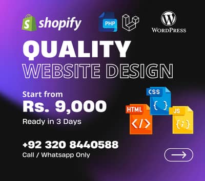 Web Developer, Web Design Website Design, SEO Service, Online Store