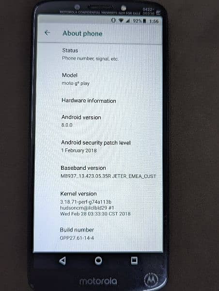 MOTO G6 PLAY 1