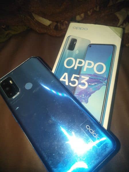 Oppo A53 4/64 Official Approve,with box Miner Front Glass broken 1