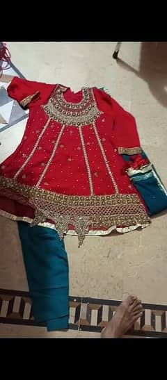 shalwar dupatta and frock style