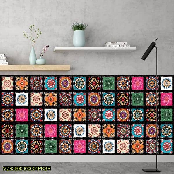 Adhesive tile stickers beautiful desgin 0