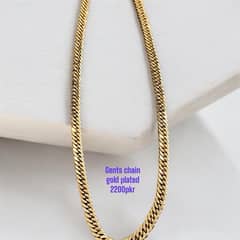 gold plated chain 0