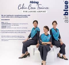 Need Female Air Hostess (AirBlue)