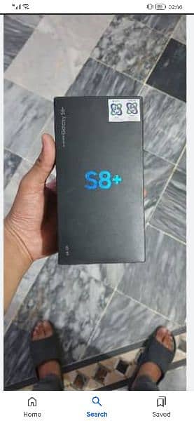 Samsung s8+ box available full new bow price 2500 0