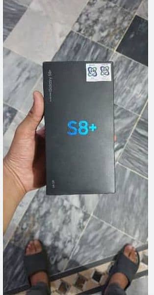 Samsung s8+ box available full new bow price 2500 1