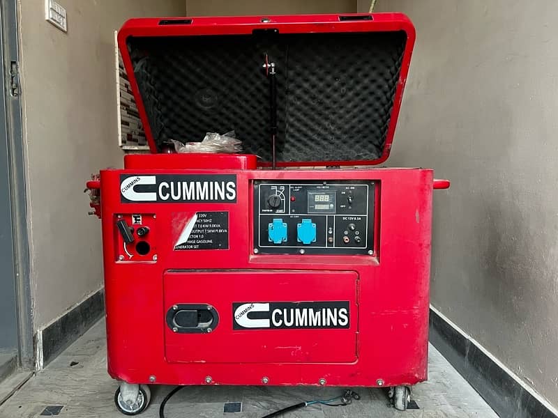 7.5KW Cummins Petrol and Gas Generator 0