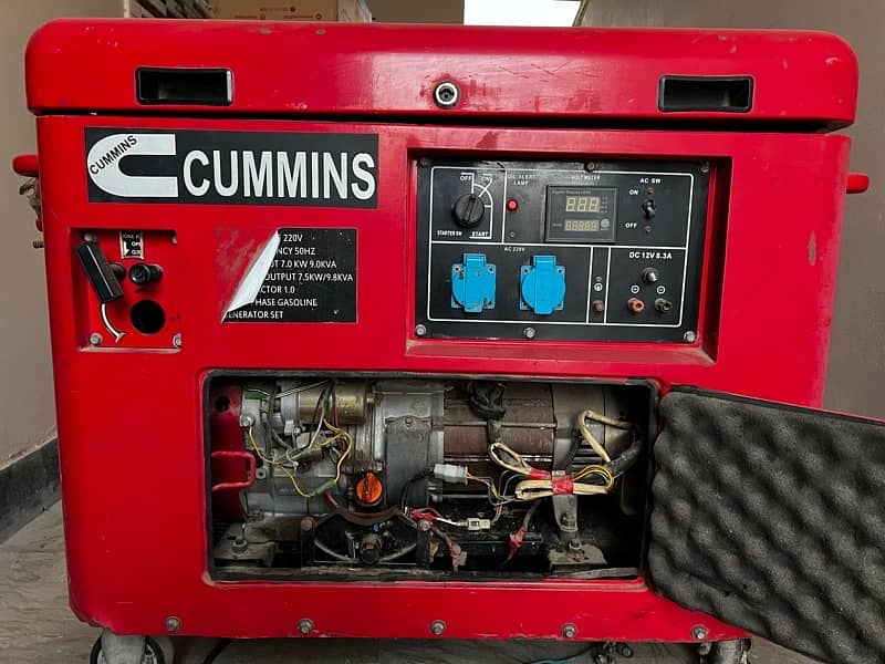 7.5KW Cummins Petrol and Gas Generator 1