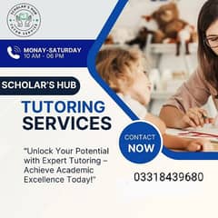 Online and Home tutors are available