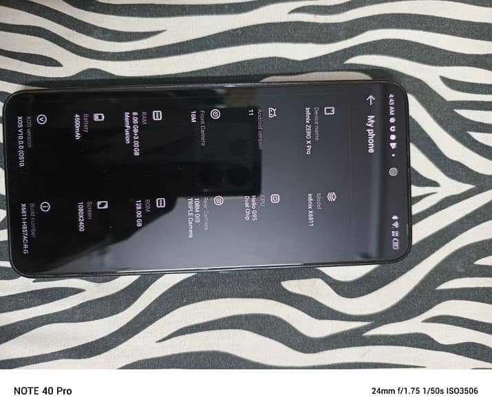 Infinix Zero X Pro 8/128 Pta Approved 6