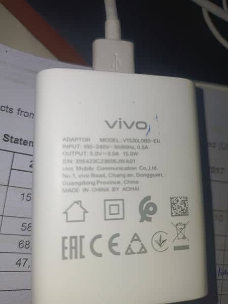 original vivo charger 0