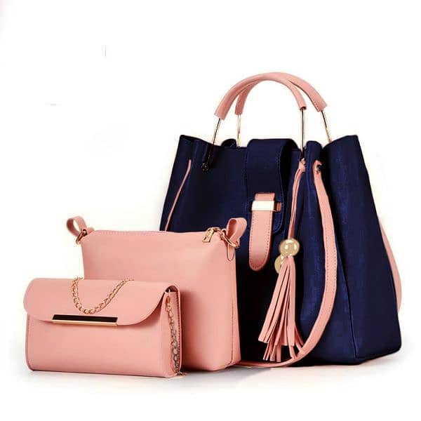 trandy leather bag 3 piece 3