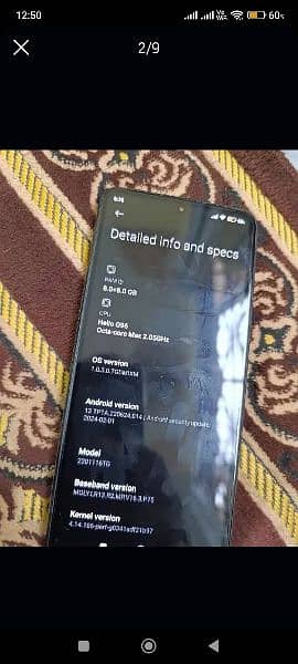 Redmi note 11 pro 8gb 12