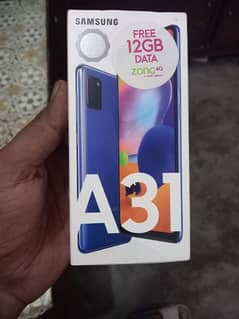 SAMSUNG A31 MOBILE 4/128 GB with Box no open no repair . 03126566218 0