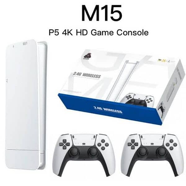 M15 Game stick Video 4k Video game console 20000+ games 1